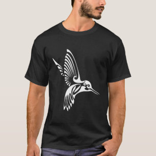 トライバルハミングバードバード野鳥観察 Tシャツ