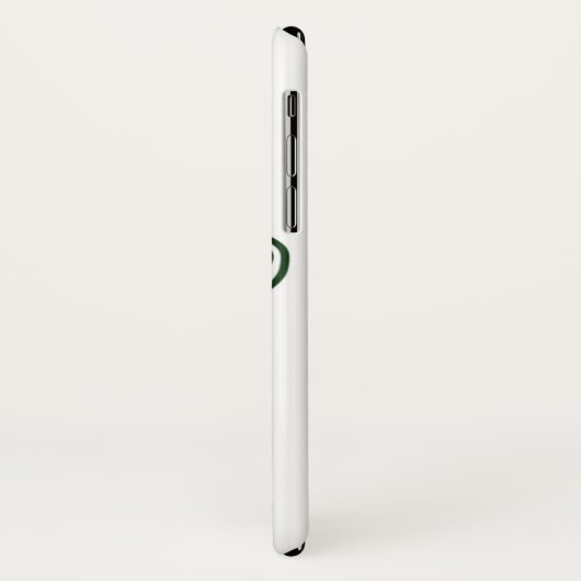 トライバルハワイアンシータートルイングリーン Case-Mate iPhoneケース (裏面/左)