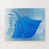 トライバルハワイアンスティングレイ ジグソーパズル (横)