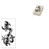 トライバルハートアートスタンプ ラバースタンプ (押印)