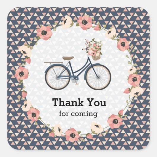 トライバルバイク スクエアシール (正面)