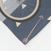 トライバルバイク フリースブランケット (角)