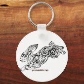 トライバルバニー キーホルダー (正面)