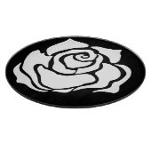 トライバルバラ白黒 カッティングボード (角)