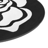 トライバルバラ白黒 カッティングボード (角)