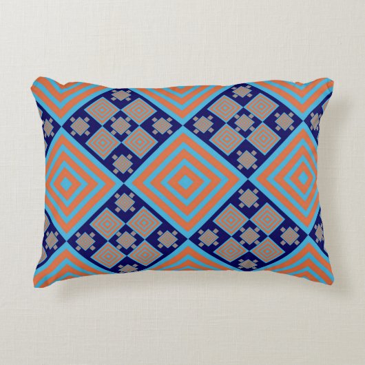 トライバルパッテンアクセント枕 アクセントクッション (正面)