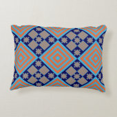 トライバルパッテンアクセント枕 アクセントクッション (裏面)