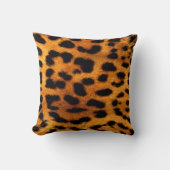 トライバルファッショニスタサファリ動物ヒョウ柄 クッション (正面)