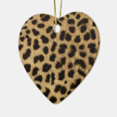トライバルファッショニスタサファリ動物ヒョウ柄 セラミックオーナメント (左)