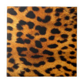トライバルファッショニスタサファリ動物ヒョウ柄 タイル (正面)