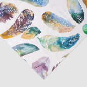 トライバルフェザーズパステルウォーターカラーイラストレーション 薄葉紙 (詳細)