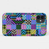 トライバルフォークアートブルー Case-Mate iPhoneケース (裏面(横))