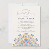 トライバルフォークカントリークレストマンダラブライダルシャワー 招待状 (正面)