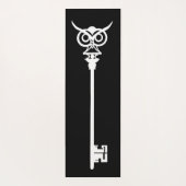 トライバルフクロウスケルトン鍵 ヨガマット (裏面)