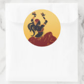 トライバルフュージンベリーダンサー ラウンドシール (バッグ)