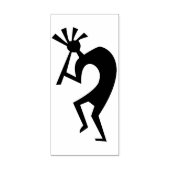 トライバルフルート奏者のアートスタンプ ラバースタンプ (インプリント)