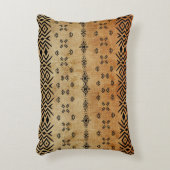 トライバルブラウンベージュ アクセントクッション (正面(垂直))