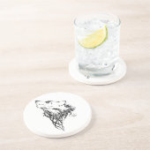 トライバルブラックウルフハウル コースター (側面)