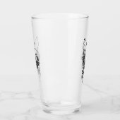 トライバルブラックウルフハウル タンブラーグラス (左)