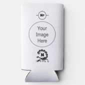 トライバルブラックスコーピオンモノグラム スリム缶クーラー (裏面)