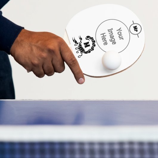 トライバルブラックスコーピオンモノグラム 卓球ラケット (インサイチュ)