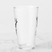 トライバルブラックスタグシルエットモノグラム タンブラーグラス (右)