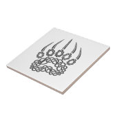 トライバルブラックベアーポー タイル (側面)