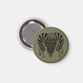 トライバルブルスカル マグネット (正面/裏面)