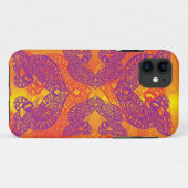 トライバルヘンナバードタトゥー Case-Mate iPhoneケース (裏面(横))