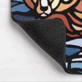 トライバルベアアートマウスパッドスタイリッシュ野生生物マウスパッド マウスパッド (コーナー)