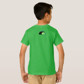 トライバルベアアート子供用スウェットシャツ クマのTシャツ Tシャツ (裏面フル)