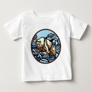 トライバルベアベビーTシャツポーラベアベビーシャツ ベビーTシャツ