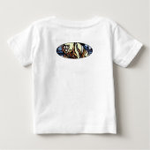 トライバルベアベビーTシャツポーラベアベビーシャツ ベビーTシャツ (裏面)