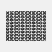 トライバルベアーズブランケット先住民アートフリースブランケット フリースブランケット (正面(横))