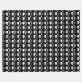 トライバルベアーズブランケット先住民アートフリースブランケット フリースブランケット (正面(横))