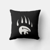 トライバルベアーツピローFirst Nations Bears Pillow クッション (裏面)