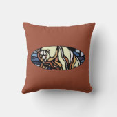 トライバルベアーツピローFirst Nations Bears Pillow クッション (裏面)