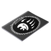 トライバルベアーノート先住民ベアーアートノート ノートブック (左側)