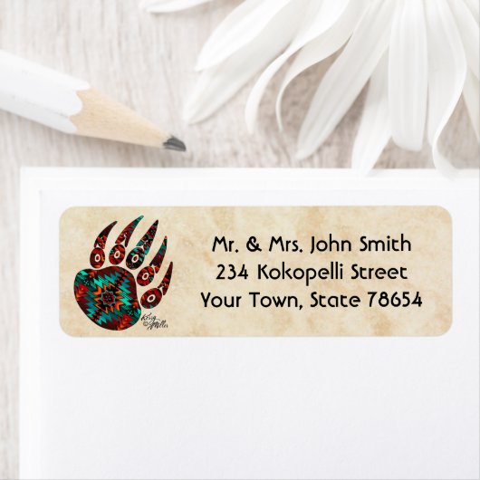 トライバルベアーパレーベル ラベル (インサイチュ)