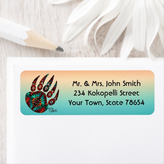 トライバルベアーパレーベル ラベル (インサイチュ)