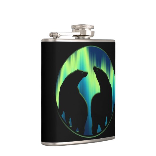 トライバルベアーフラスコカスタム先住民ベアードリンクフラスコ フラスク (右)