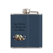 トライバルベアーフラスコカスタム先住民ベアードリンクフラスコ フラスク (裏面)