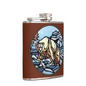 トライバルベアーフラスコカスタム先住民ベアードリンクフラスコ フラスク (右)