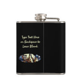 トライバルベアーフラスコカスタム先住民ベアードリンクフラスコ フラスク (裏面)