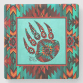 トライバルベアープストーンコースター ストーンコースター (正面)