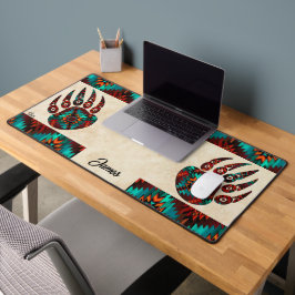 トライバルベアーポー デスクマット