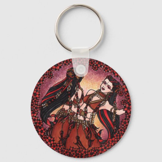 トライバルベリーダンサー キーホルダー (正面)