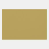 トライバルホワイトと金ゴールド ラッピングペーパーシート (正面2)