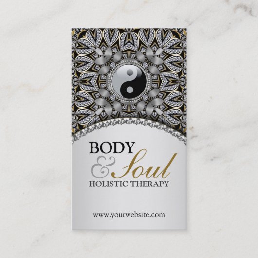 トライバルボヘミホリスティックアンニューエイジ名刺 名刺 (正面)