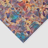 トライバルボホヒッパイパープルイエローブルー 薄葉紙 (詳細)